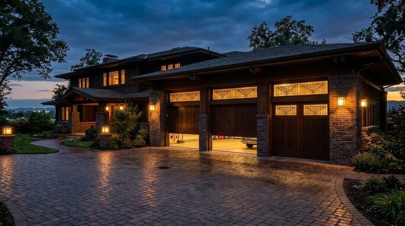 Wright Garage Door Repairs Overhead Garage Door Gliding Open in San Bruno, CA